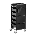 luxe-5-tier-hairdressing-trolley-black-side-angle-view.webp