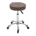 round-medi-stool-mocha-seat-detail.webp