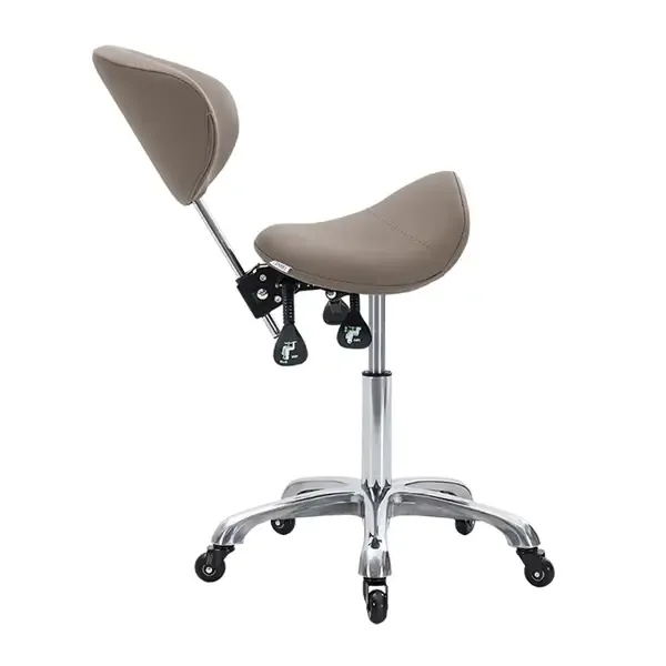 saddle-medi-stool-with-tilt-caramel-tilt-back-chair-side-view.webp