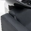 riviera-recliner-shampoo-unit-black-front-view-armrest-detail.webp