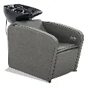 riviera-electric-recliner-shampoo-unit-olive-mist-front-angle-view-closed-recliner.webp