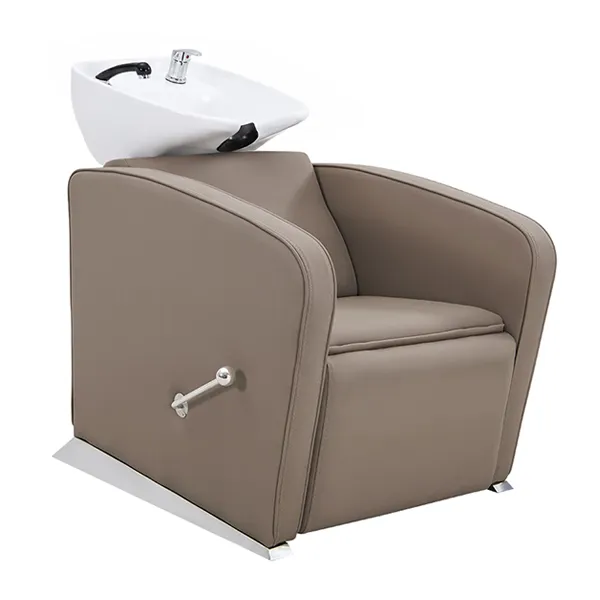 riviera-recliner-shampoo-unit-caramel-front-view-closed-recline.webp