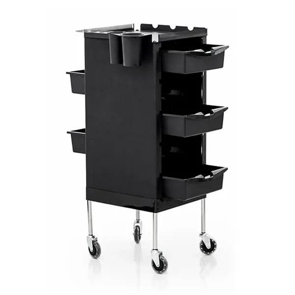 oryx-hair-extension-trolley-black-side-angle-trays-view.webp