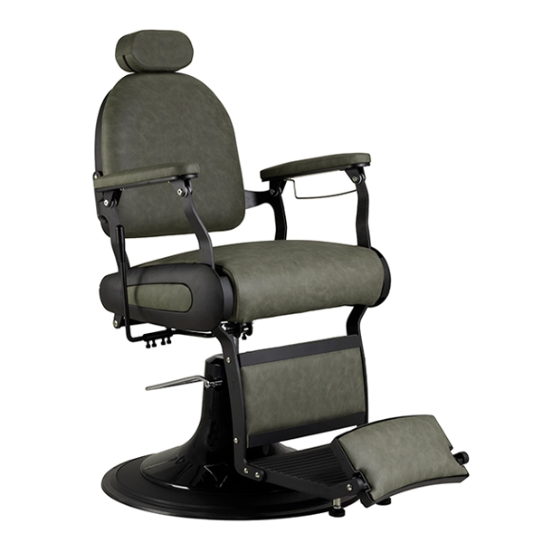 [BC02-OM] Winston Barber Chair – Olive Mist