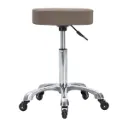 Round Medi Stool - Caramel