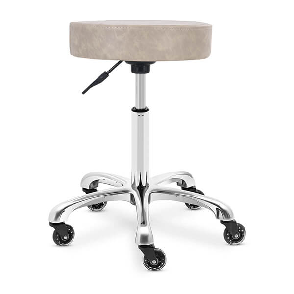 [MS01-TPM-CB] Round Medi Stool - Taupe