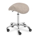 Saddle Medi Stool - Taupe