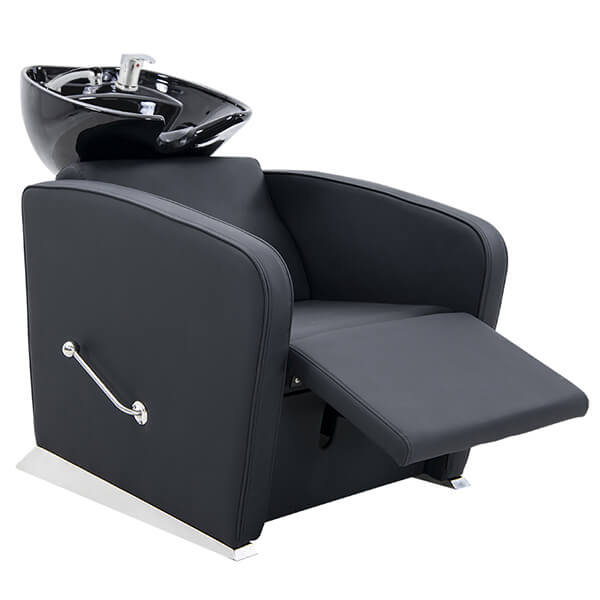[HB020-BM-BB] Riviera Recliner – Black (Black Basin)