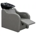 Milos Electric Recliner – Olive Mist (Black Basin)