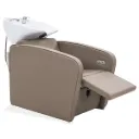 Riviera Electric Recliner – Caramel (White Basin)