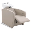 Riviera Electric Recliner – Latte (White Basin)