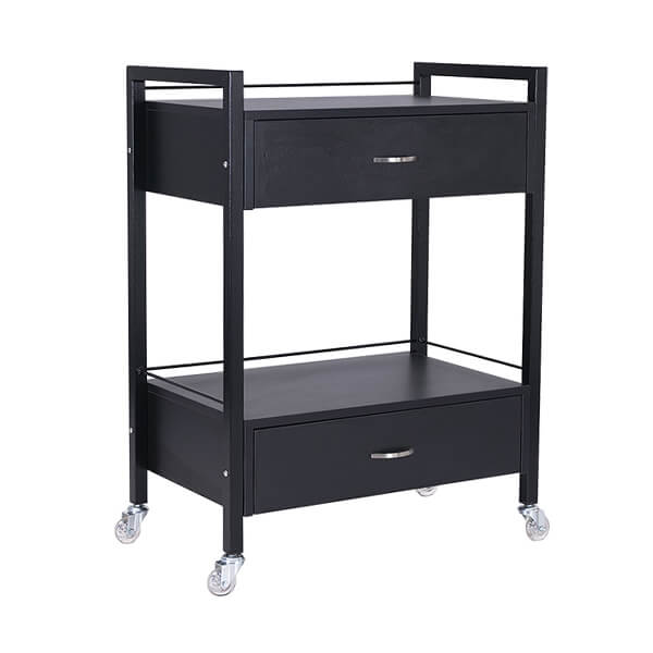 [BT10-BL-KIT] Bella 2 Drawer Trolley - Black