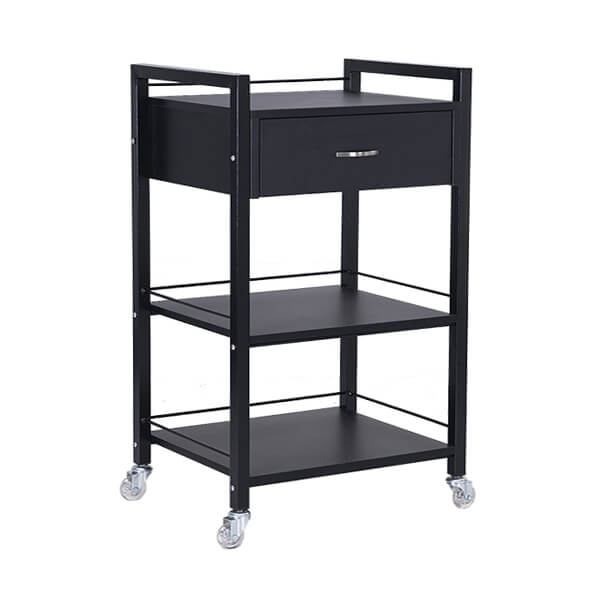 [BT11-BL-KIT] Bella 1 Drawer Trolley - Black