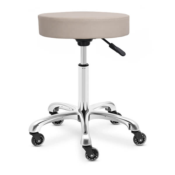 [MS01-LM-CB] Round Medi Stool - Latte