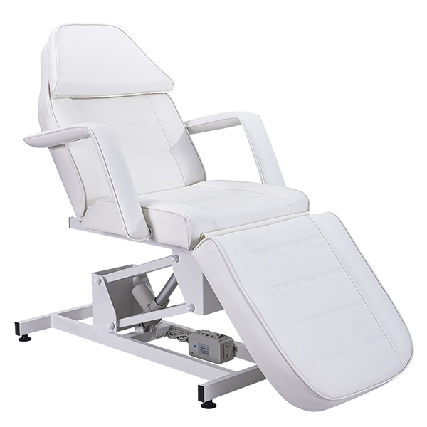 3 section electric beauty bed is height adjustable by hand remote