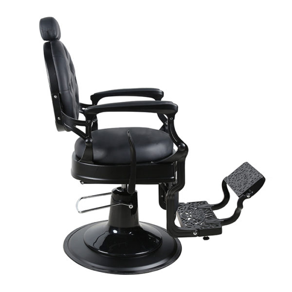 Sonny Black barber chair in black for salon