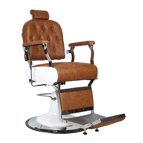 The Don Barber chair in tan colour