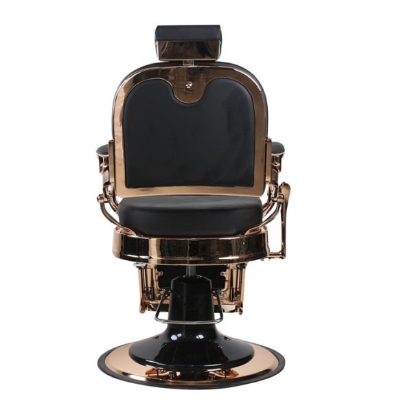 rose gold and black barber chair perfect for your barbershop