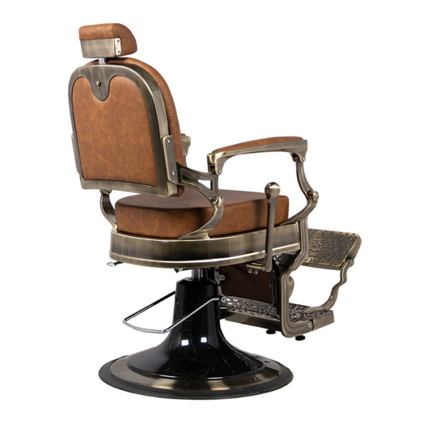tan barber chair perfect for that retro barbershop