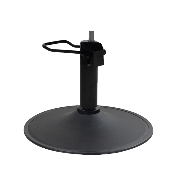 black matt round base with pump is a perfect upgrade to you existing salon chairs