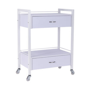 white beauty trolley perfect for your salon