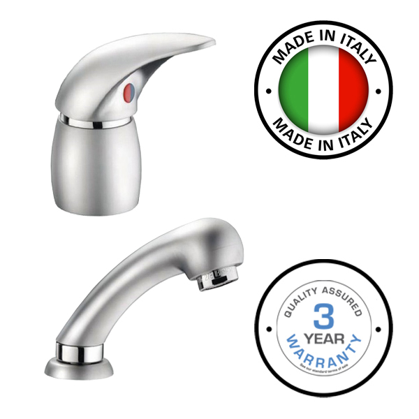 italian made tapware set for hairdressing shampoo unit rigorously tested and highly durable