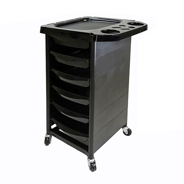 this salon trolley features 6 generously proportioned pull out trays