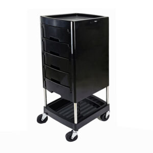 the pegasus hairdressing trolley has 6 hidden trays for ample storage