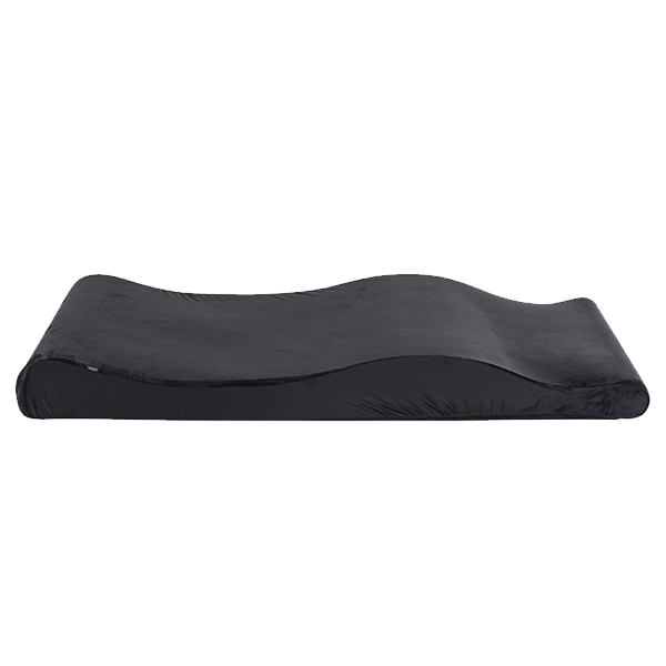 curved lash bed mattress topper in black