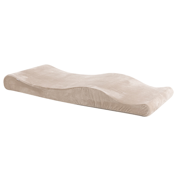 curved lash bed mattress topper in latte
