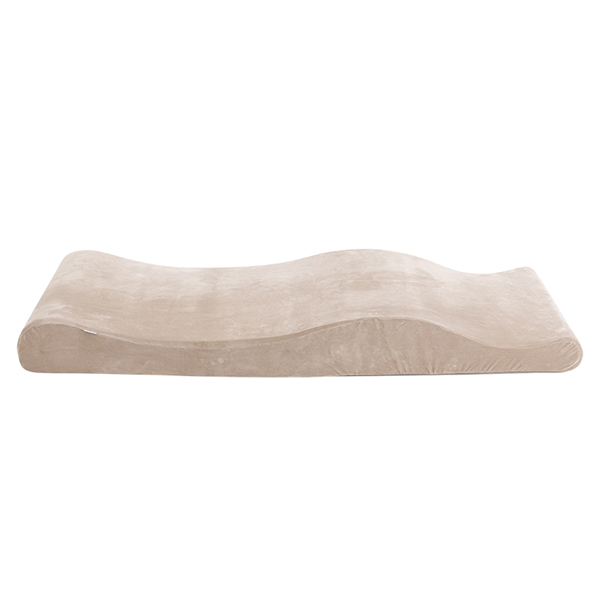 curved lash bed mattress topper in latte