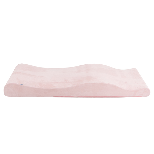 curved lash bed mattress topper in pink