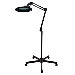 Magnifying Lamp 6″ Wide Lens Super LED – Black