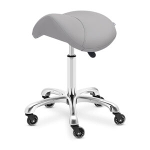 medical grade saddle stool with height adjustable gaslift