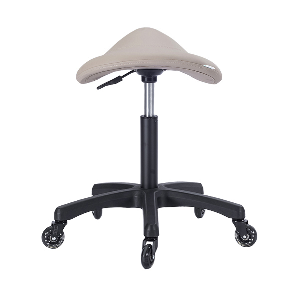 saddle stool is height adjustable