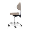 salon stool with tilt back and height adjustment