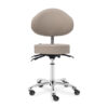 height adjustable cutting stool with tilt and backrest gives extreme comfort