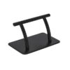 Hermes black portable and comfortable footrest