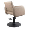 hydraulic styling chair with winged armrests gives your client the comfort they deserve