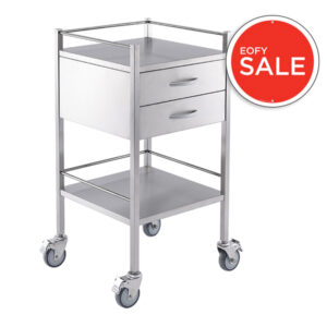 Stainless Steel 2 Drawer