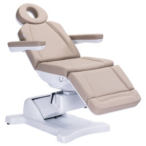 beauty bed in latte with 4 motors including incline function