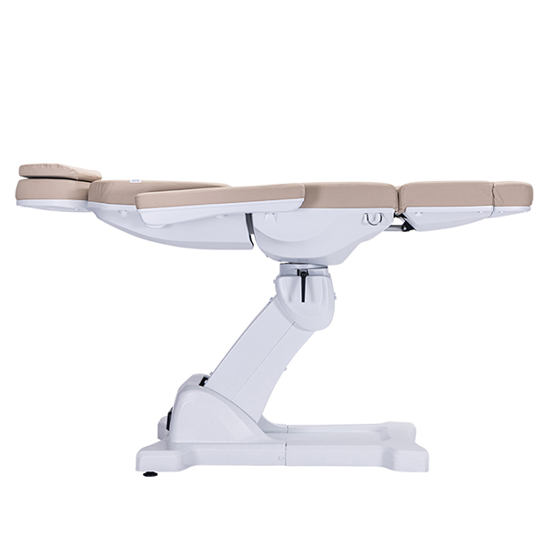 beauty bed in latte with 4 motors including incline function