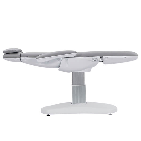 cosmedica treatment bed smoke side view in highest flat position