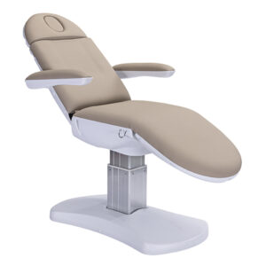 this beauty bed has electric height adjustment and perfect for all clinics