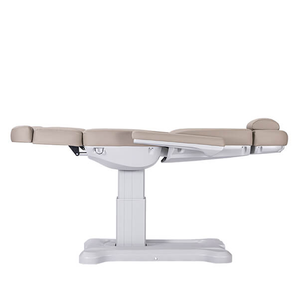 hedera treatment bed latte side view in flat position