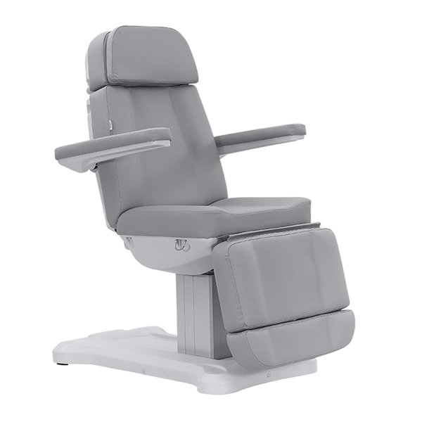 treatment beauty bed with adjustable height leg and backrest