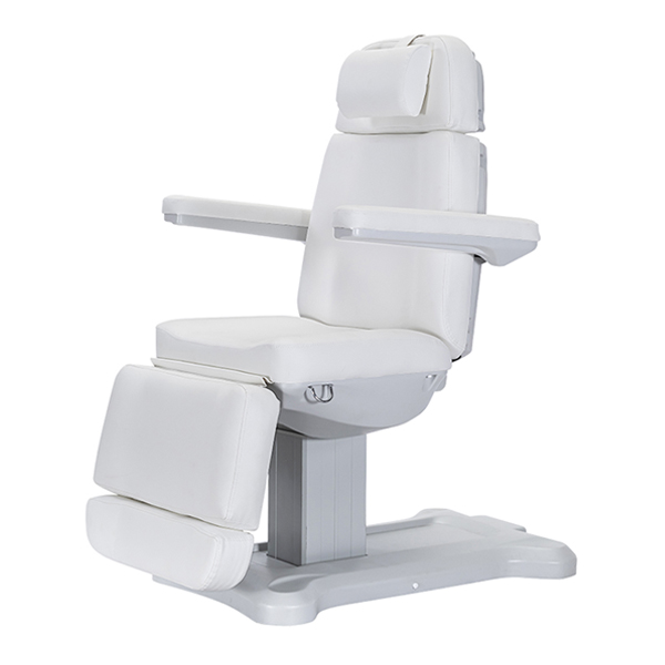 treatment beauty bed with adjustable height leg and backrest