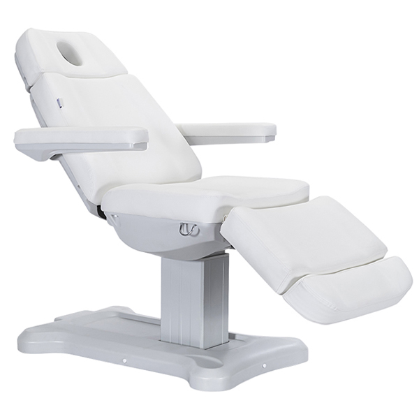 treatment beauty bed with adjustable height leg and backrest