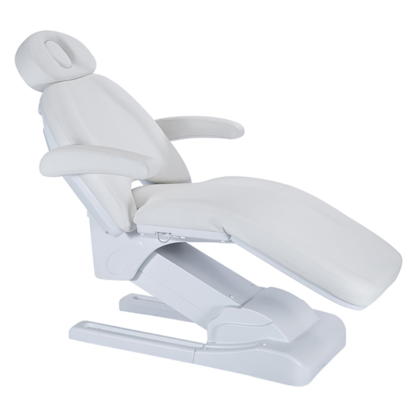 4 motor beauty bed in white with incline function