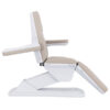 beauty bed in latte with electric adjustment for height back and leg sections